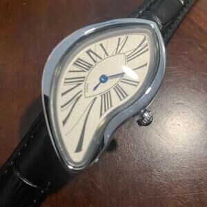 Crash Melt 29mm Women’s Unique Silver and Black Watch